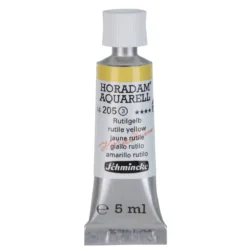 Schmincke Horadam akvarellmaling 5 ml – Titanium yellow 206