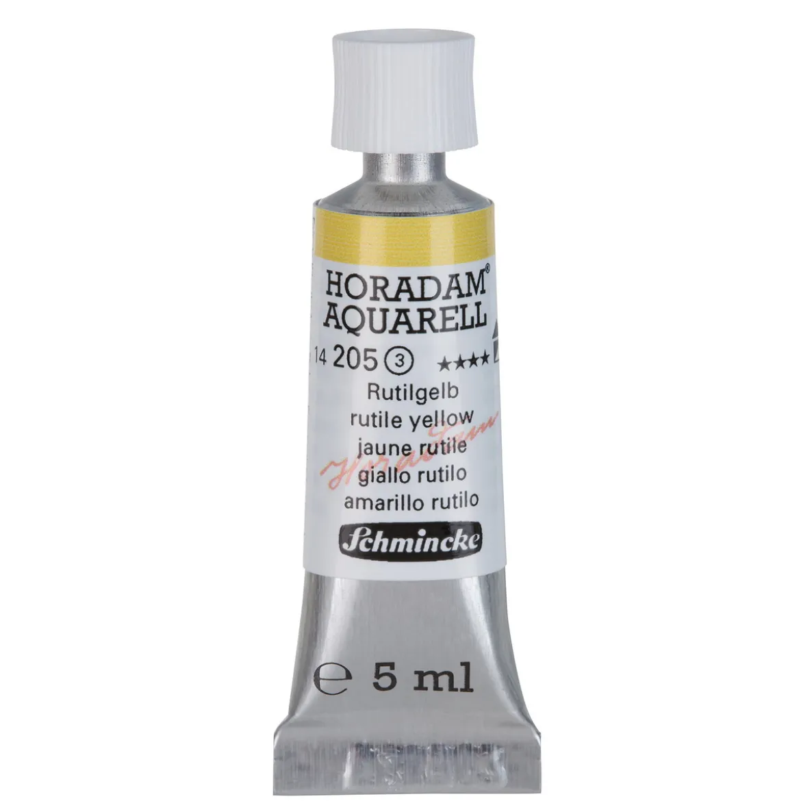 Schmincke Horadam akvarellmaling 5 ml – Titanium yellow 206