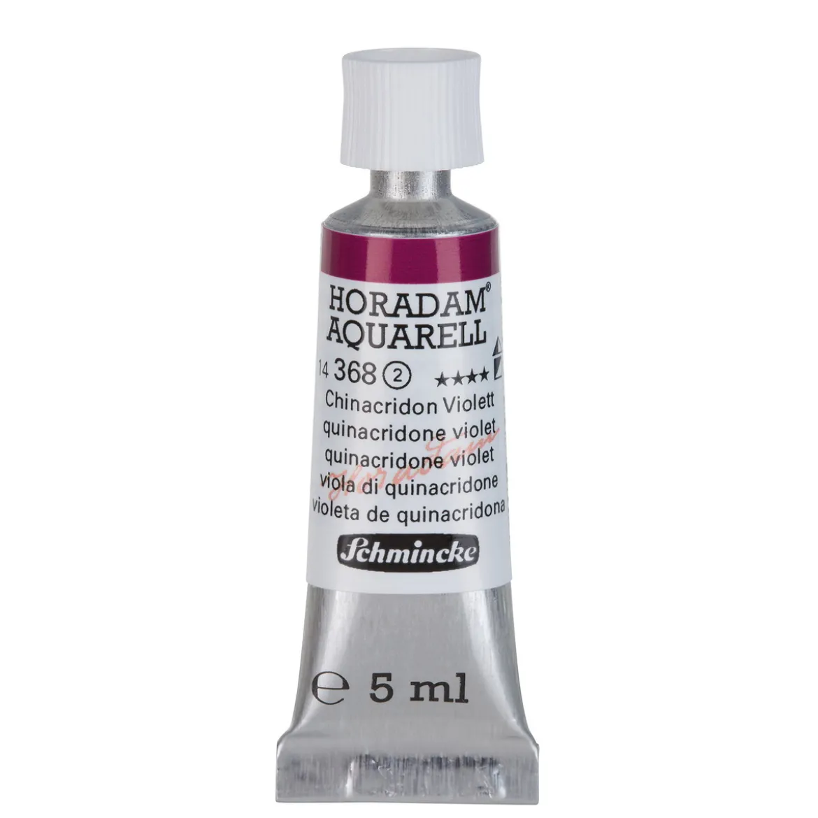 Schmincke Horadam akvarellmaling 5 ml – Quinacridone violet 368