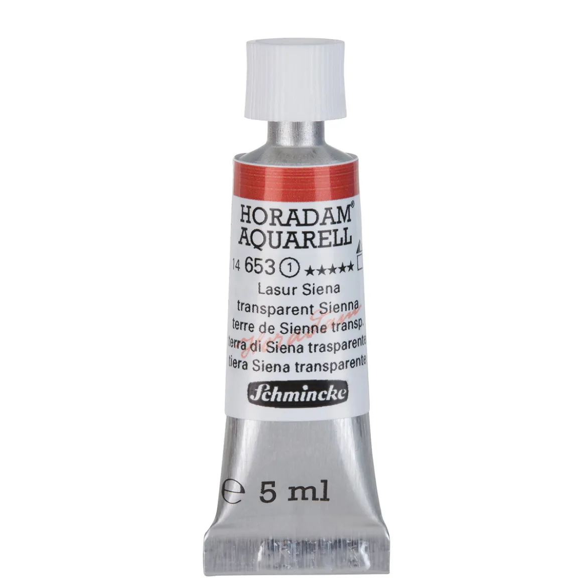 Schmincke Horadam akvarellmaling 5 ml – Transparent sienna 653