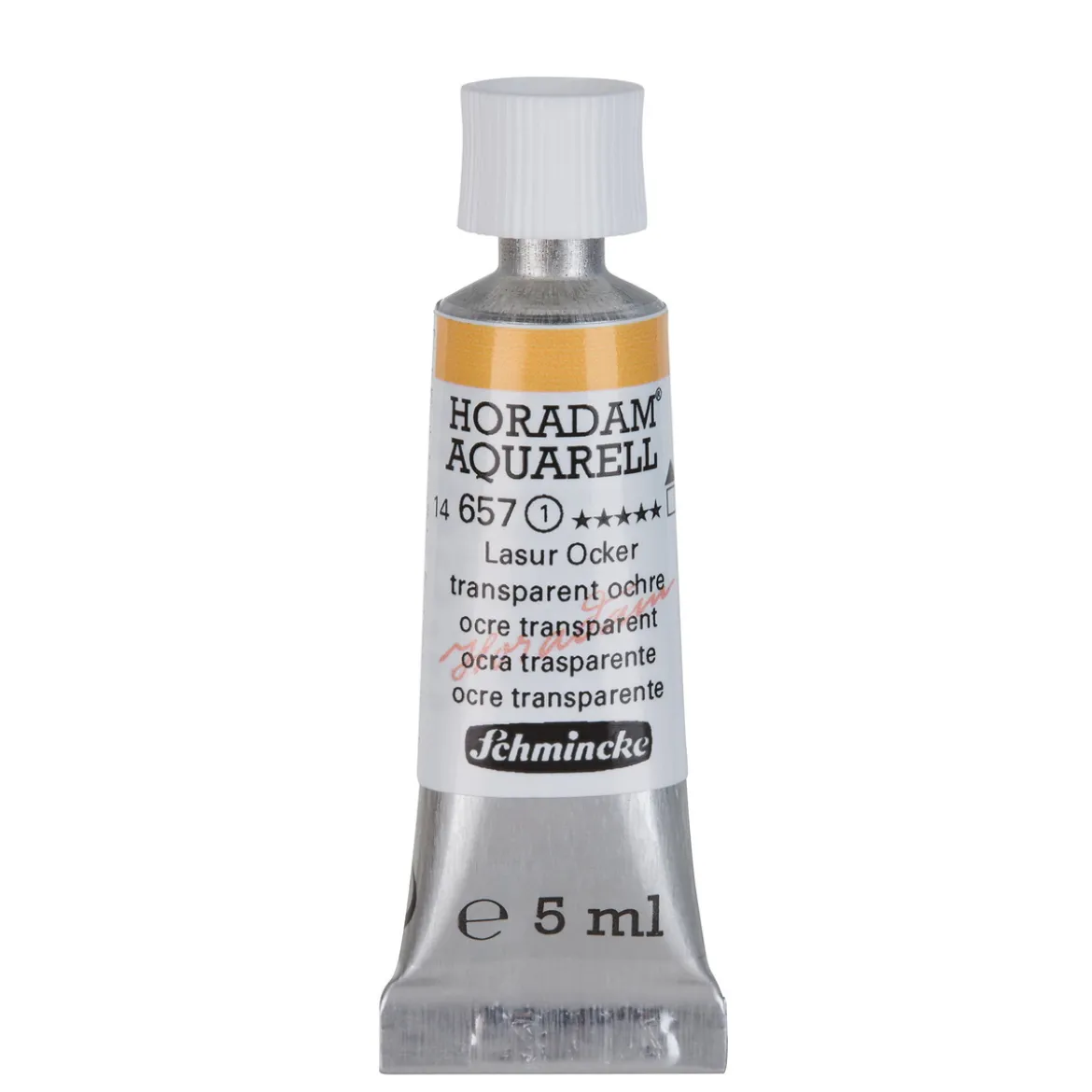 Schmincke Horadam akvarellmaling 5 ml – Transparent ochre 657