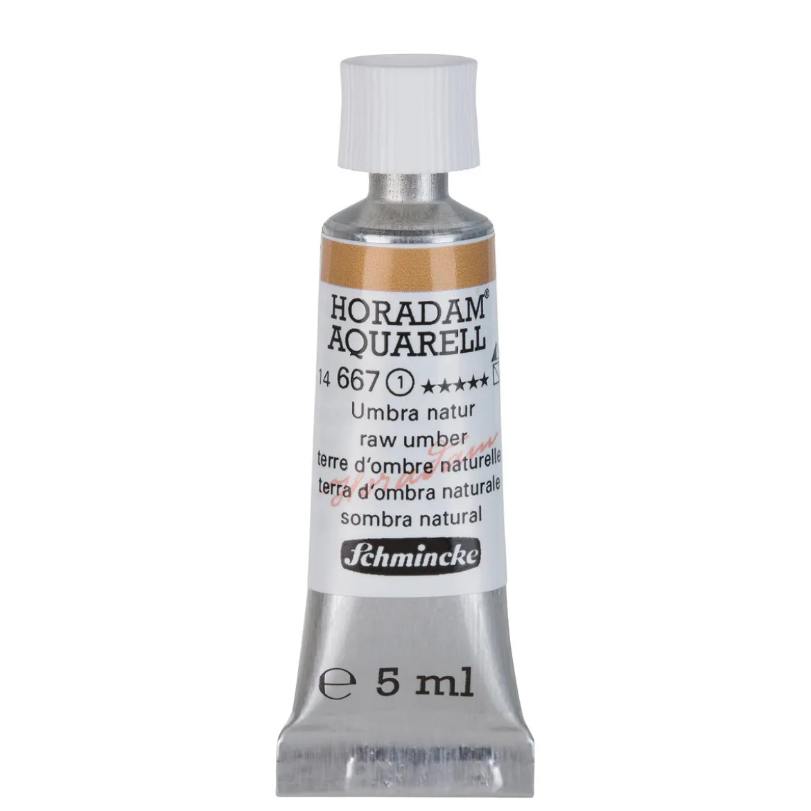 Schmincke Horadam akvarellmaling 5 ml – Burnt umber 668