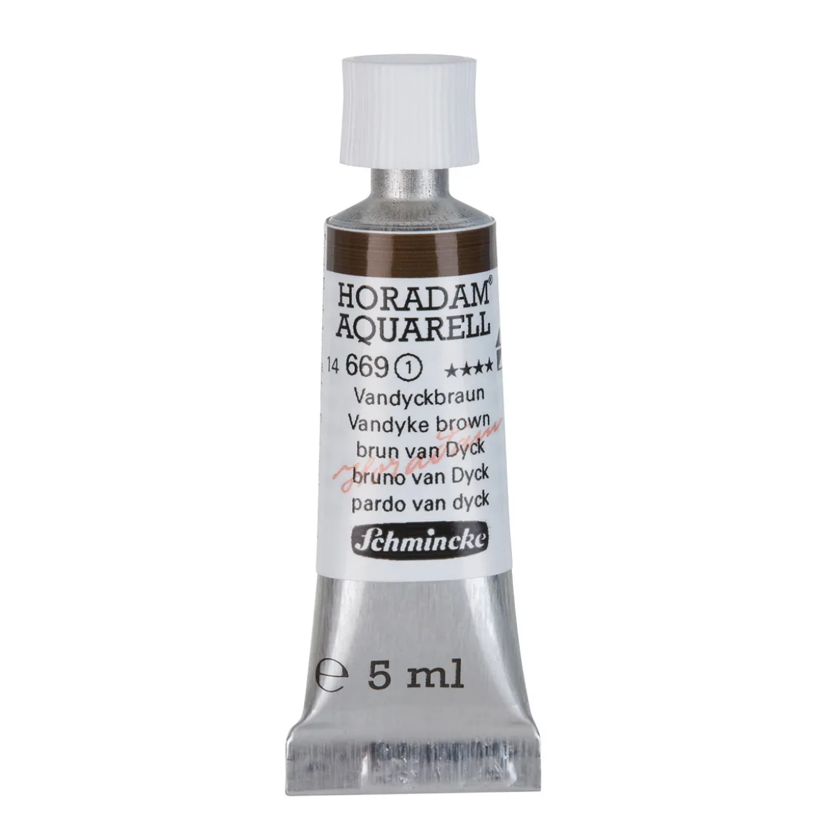 Schmincke Horadam akvarellmaling 5 ml – Madder brown 670