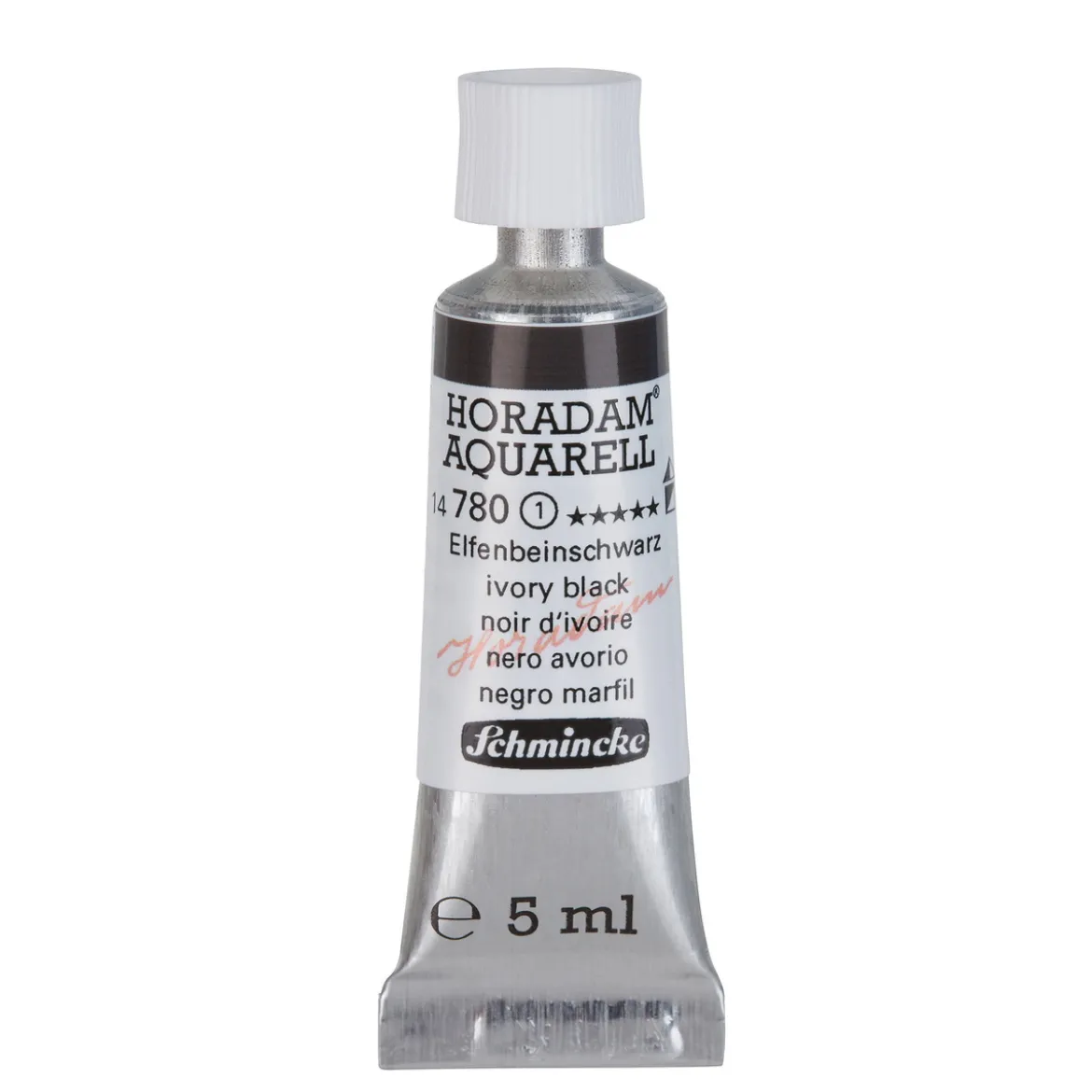 Schmincke Horadam akvarellmaling 5 ml – Ivory black 780
