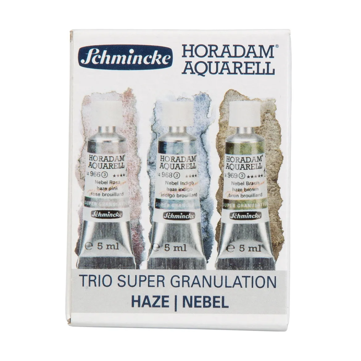 Schmincke Horadam Supergranulation akvarellmaling – 3×5 ml Vulcano Colours