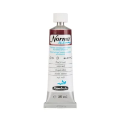 Schmincke Norma Blue vannløselig oljemaling 35 ml Ruby red 21346