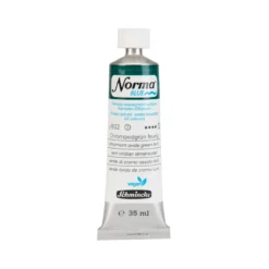 Schmincke Norma Blue vannløselig oljemaling 35 ml Permanent green 21508