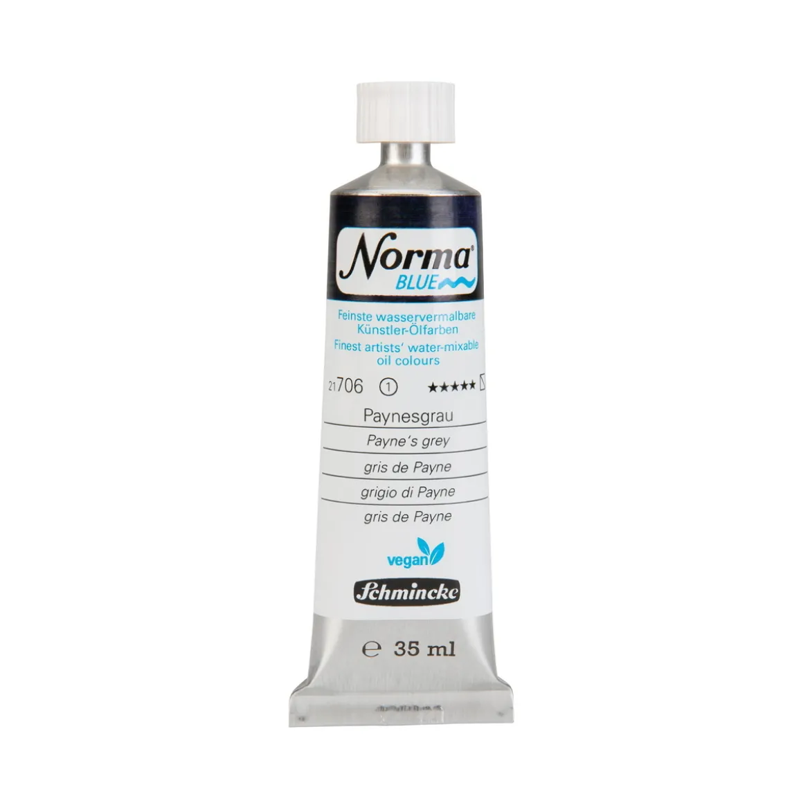 Schmincke Norma Blue vannløselig oljemaling 35 ml Classic gold 21802