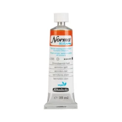 Schmincke Norma Blue vannløselig oljemaling 35 ml Vermilion light 21306