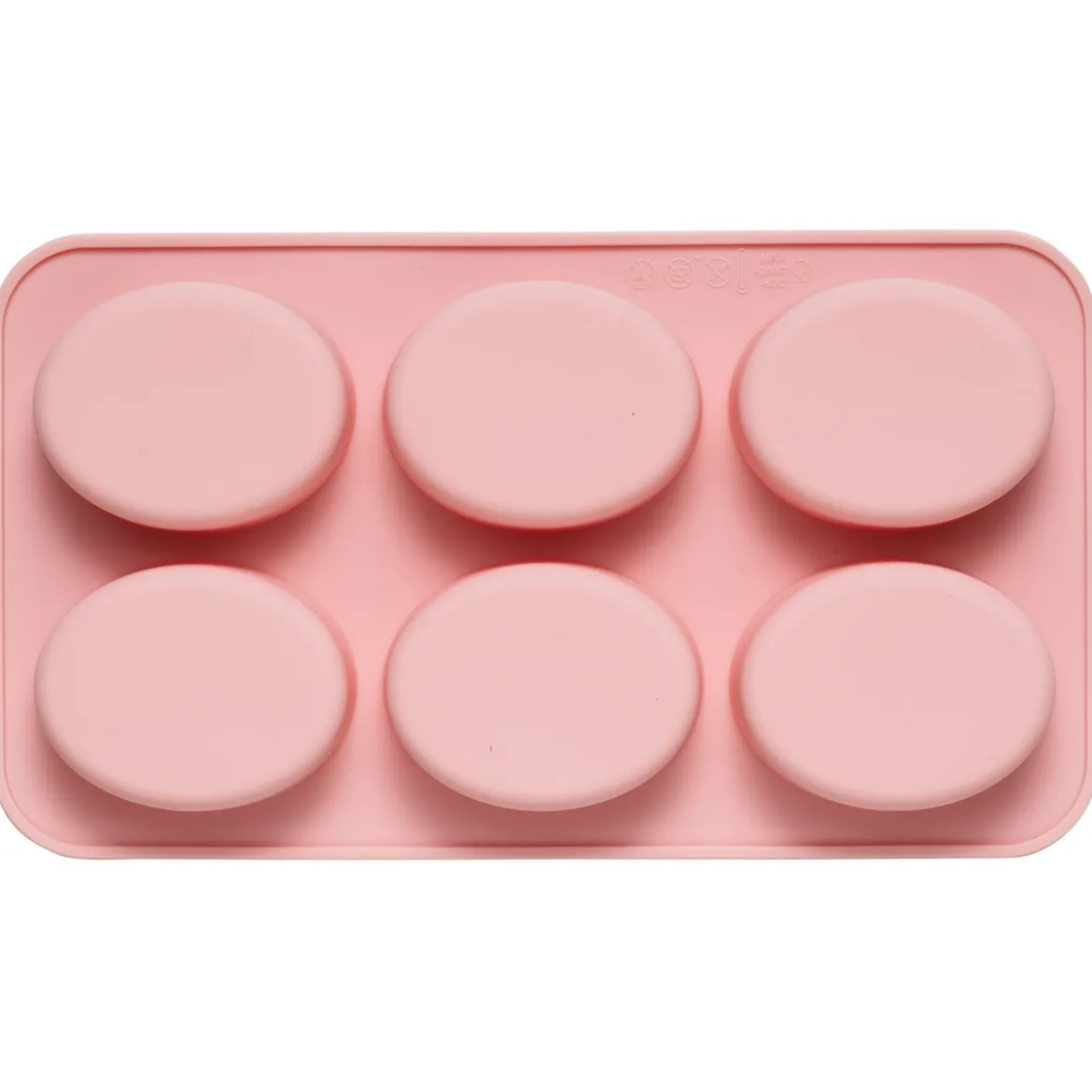 Silikonform oval 6 stk.