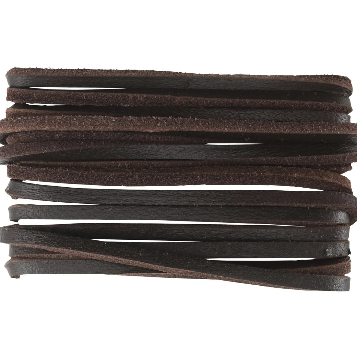 Skinnsnor Brun 3x3 mm 2 m