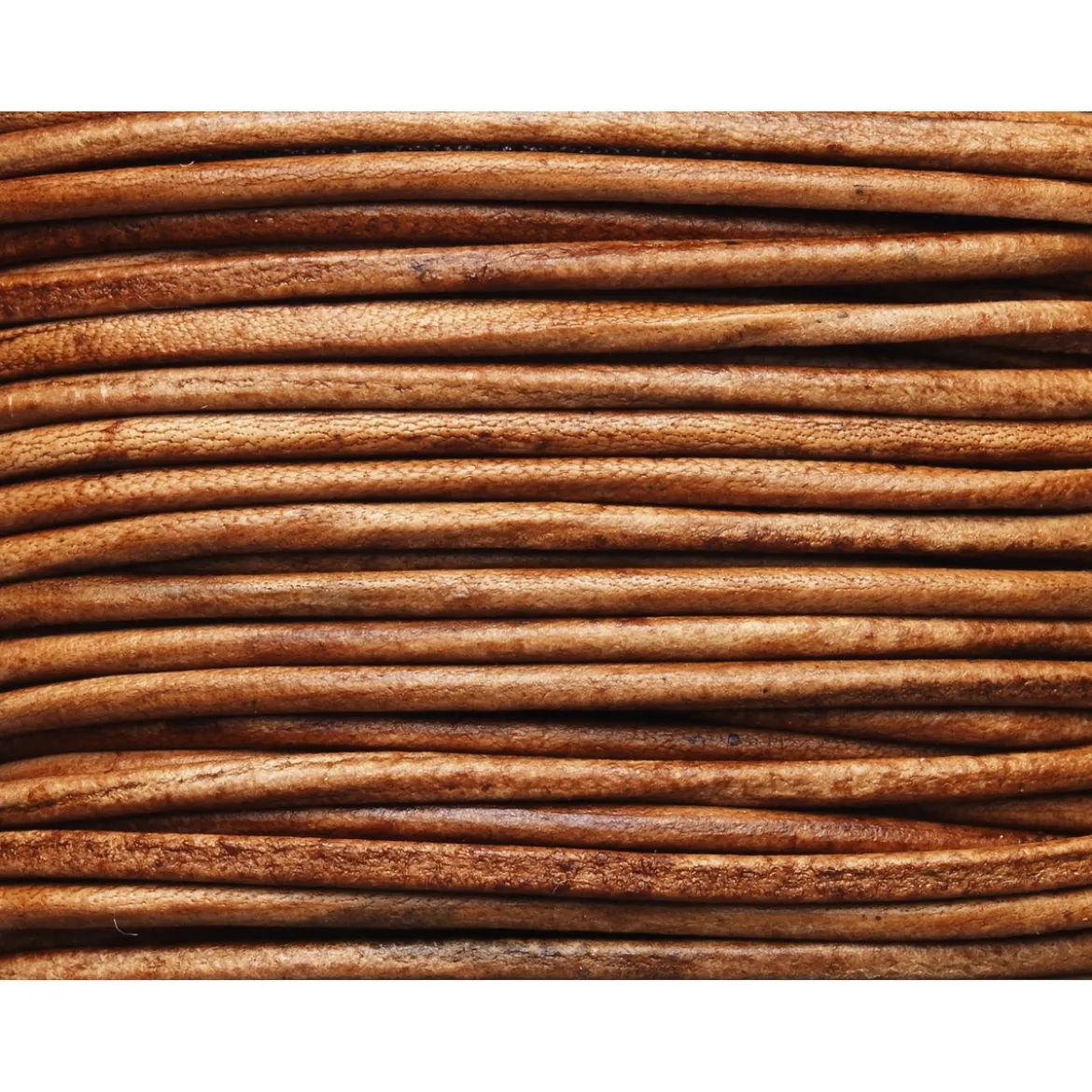 Skinnsnor Natur/Brun 1mm 4,5m