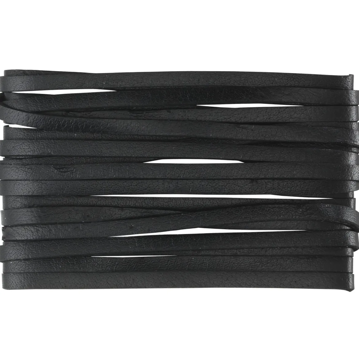 Skinnsnor Sort 3 mm 3 m