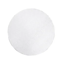 Sølvfarget kakeunderlag med diameter 25,5 cm
