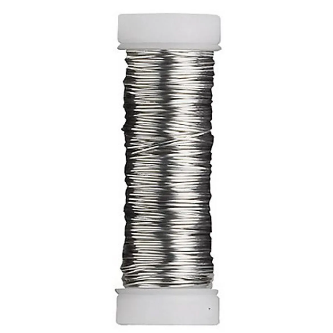 Smykketråd av kobber 0,3 mm / 40 m sølv
