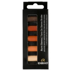 Soft Pastel Burnt sienna 5 stk.