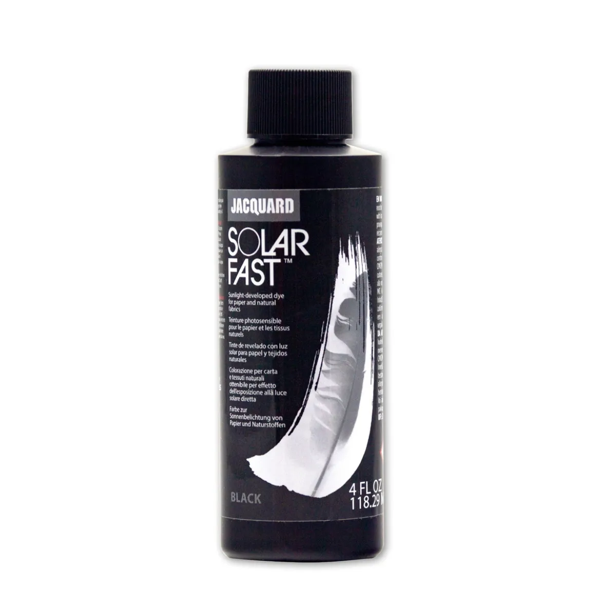 Solarfast 118 ml Black – tekstilfarge som fremkalles i sollys