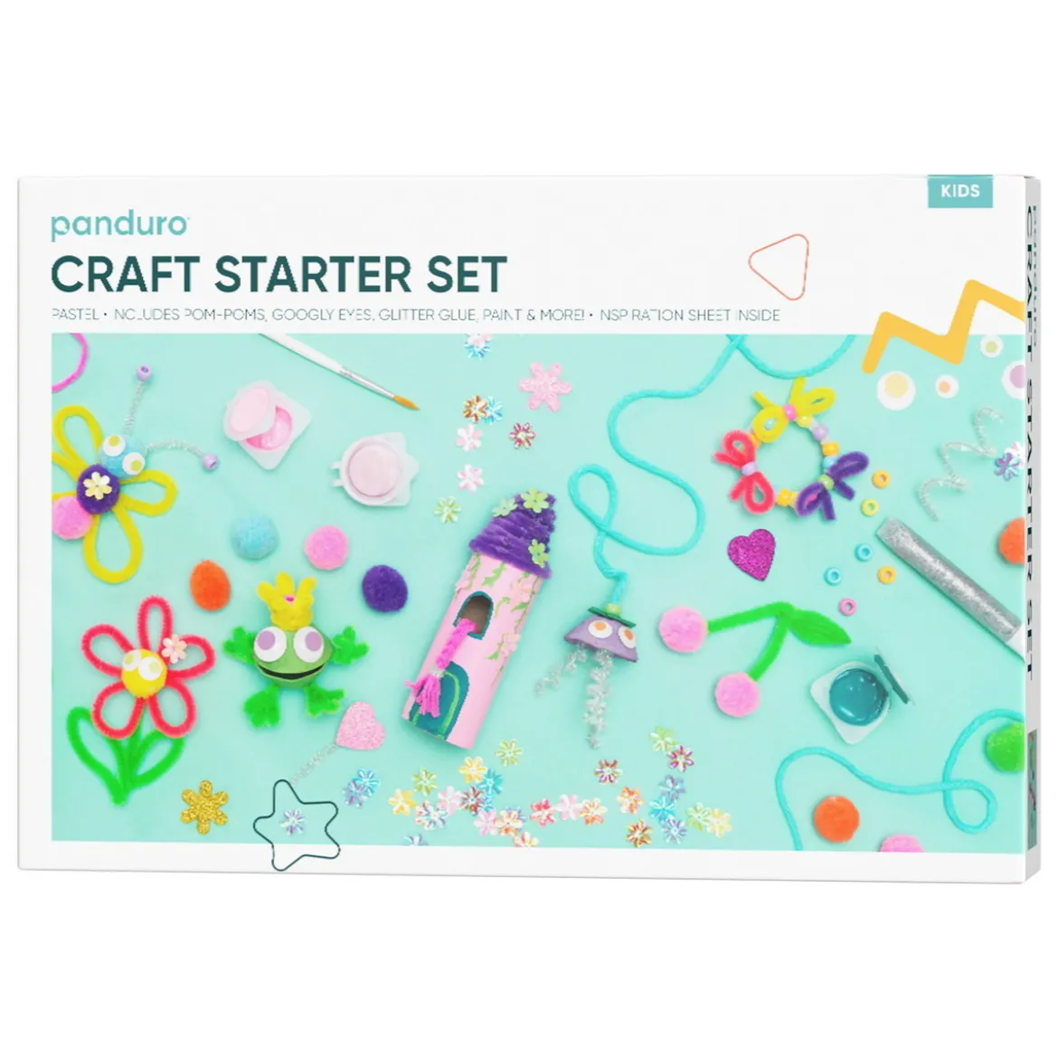 Startsett for hobbyaktiviteter, pastellfargede hobbytilbehør for morsom kreativitet!