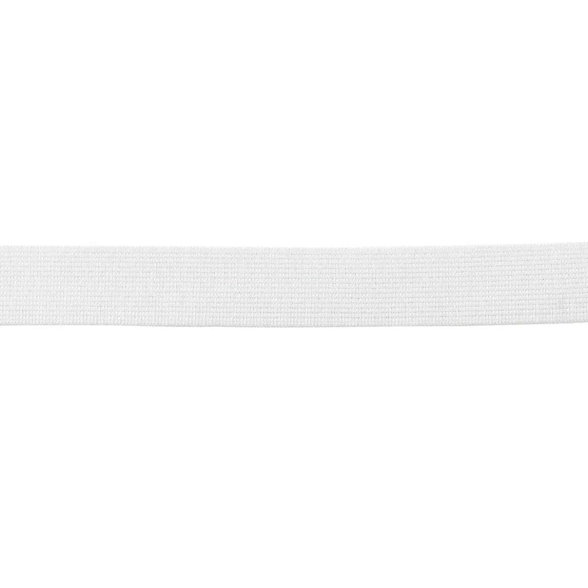 Strikkbånd Hvitt 18 mm/3 m