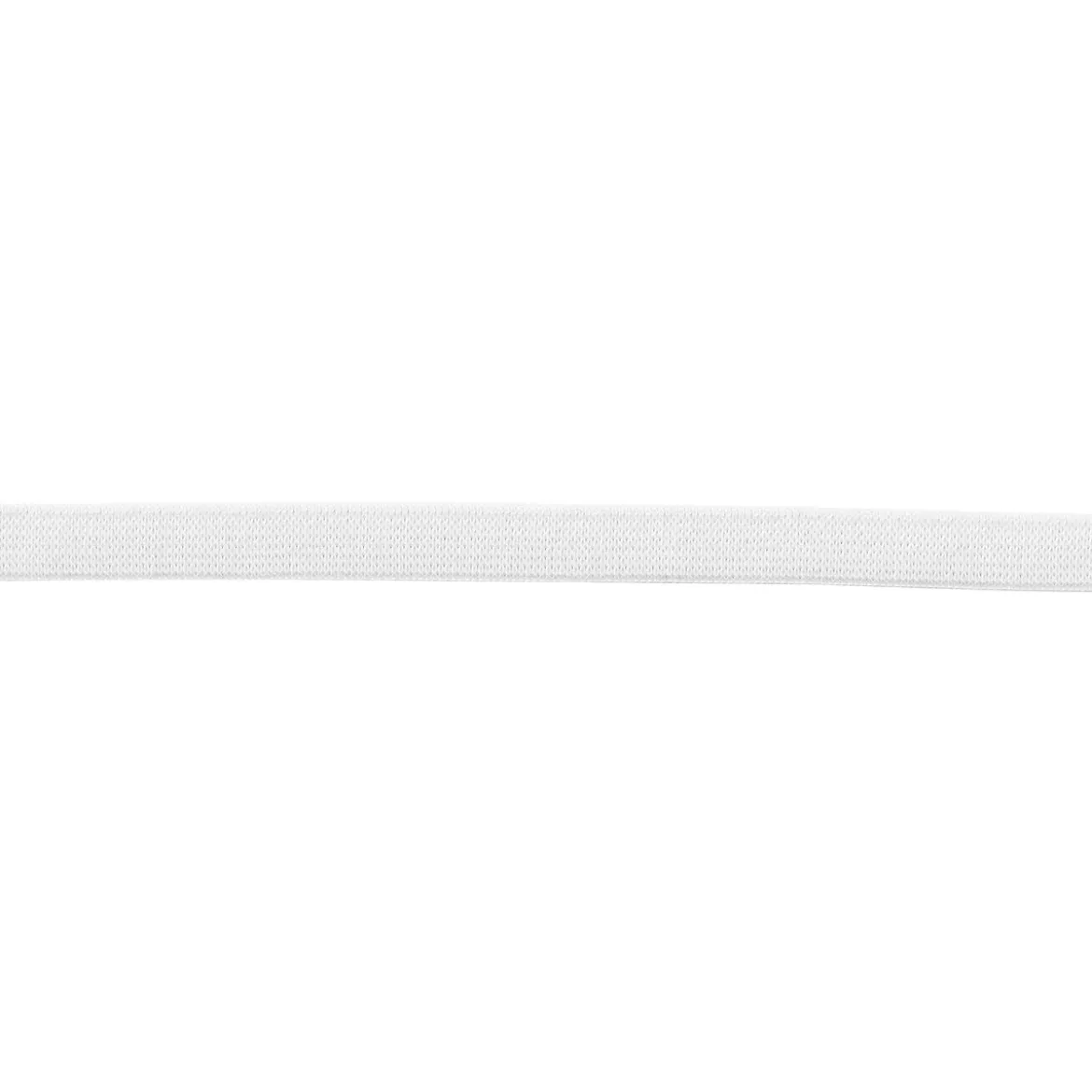Strikkbånd Hvitt 10 mm/3 m