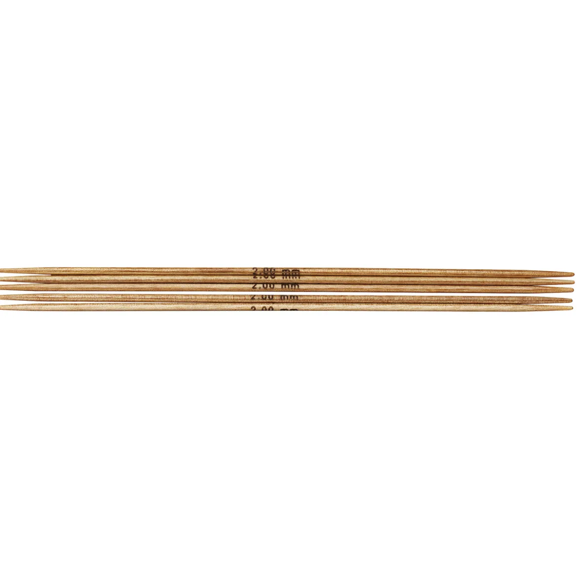 Strømpepinner bjørk 15 cm 2,0