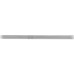 Strømpepinner, 5 stk. Lengde 20 cm Ø2,0 mm – aluminium
