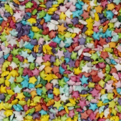 Strøsselmiks 40 g, miks med en mengde fargerike stjerner