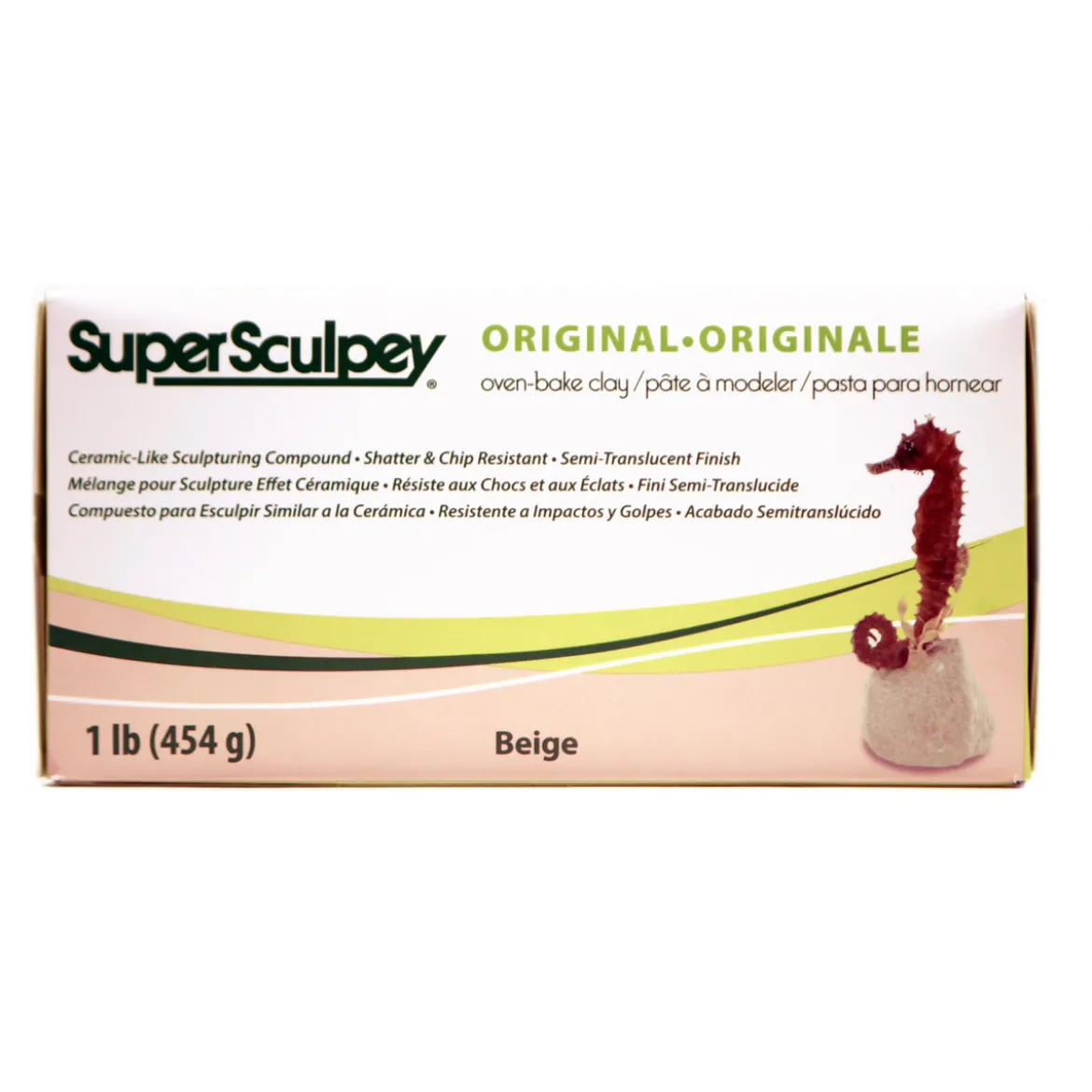 Super Sculpey 454 g - formstabil leire for flotte detaljer