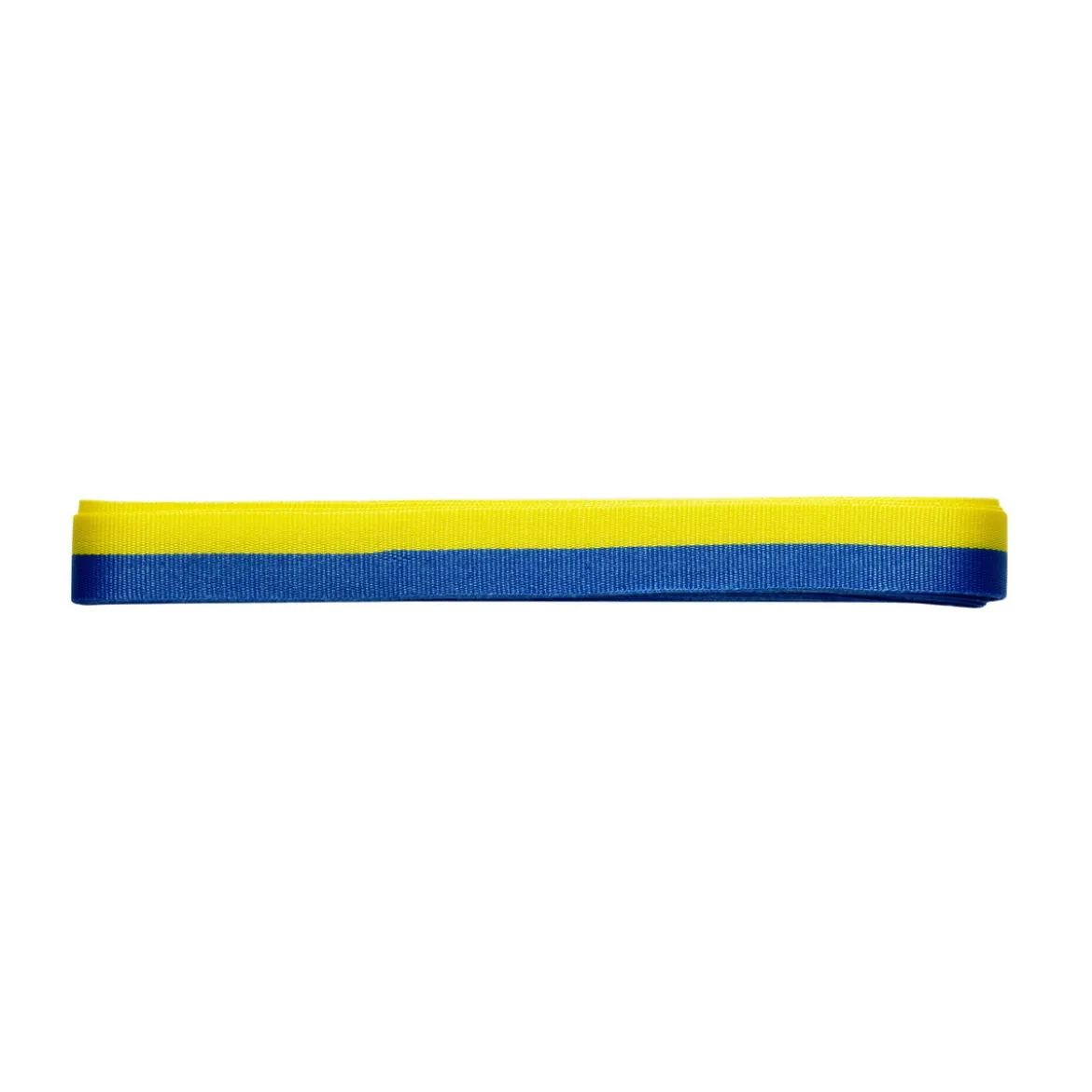 Sverigebånd med det svenske flaggets farger, 3 m langt og 10 mm bredt