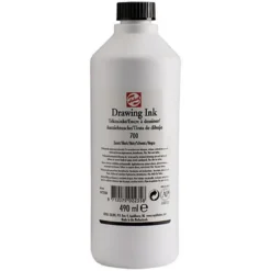 Talens Drawing Ink svart 490 m