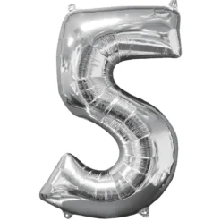 Tallballong 5 Sølv foil