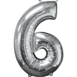 Tallballong 6 Sølv foil