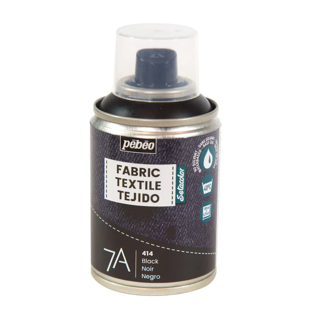 Tekstilspray 7A 100ml Sort