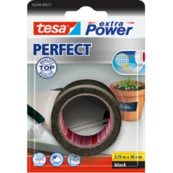 Tesa Extra Vevteip 38mm Svart