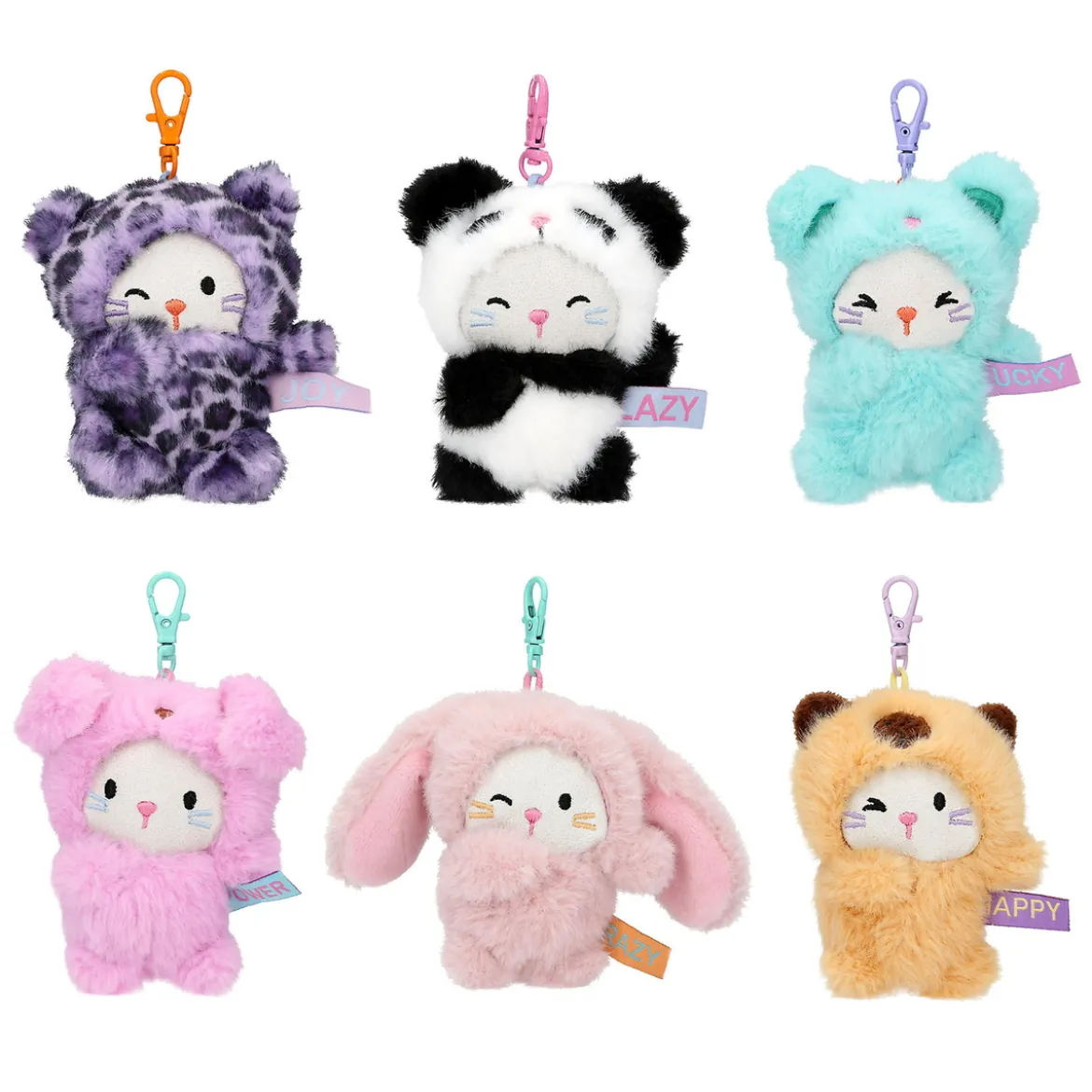 Tiny Kitten Crew anheng/charm, 4,5×7,8 cm, pris per stykk, selges assortert online