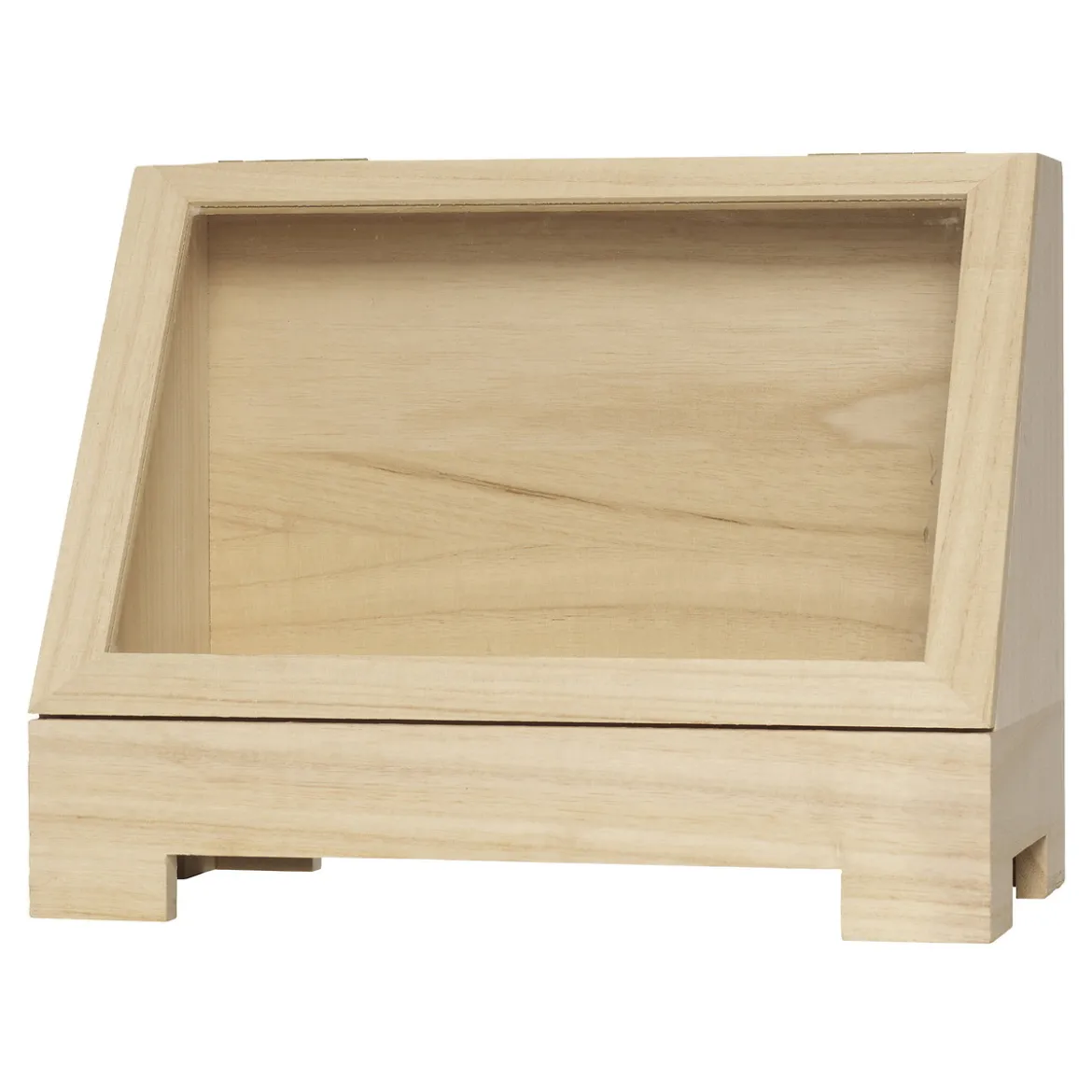 Titteskap av tre 34x19x7 cm