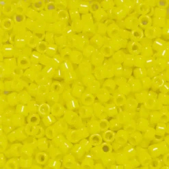 TOHO-perler 11/0 – gul blank, 42 Opaque dandelion