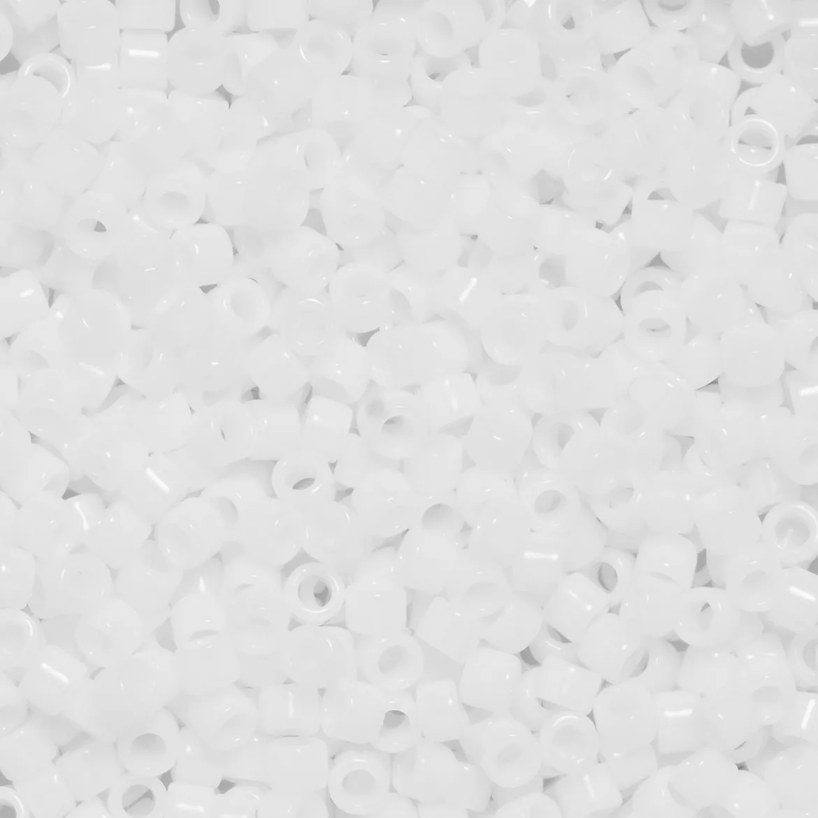 TOHO-perler 11/0 – hvit blank, 41 Opaque white