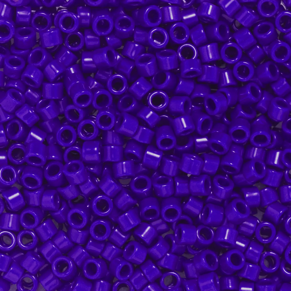 TOHO-perler 11/0 – marineblå blank, 48 Opaque navy blue
