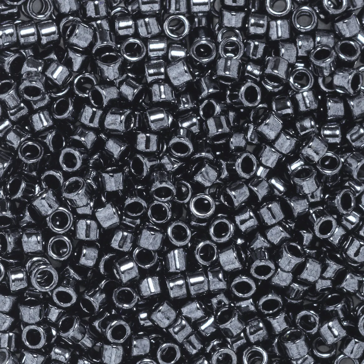 TOHO-perler 11/0 – mørkegrå metallic, 81 Metallic hematite