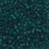 TOHO-perler 11/0 – petrol matt, 7BDF Transparent frosted teal