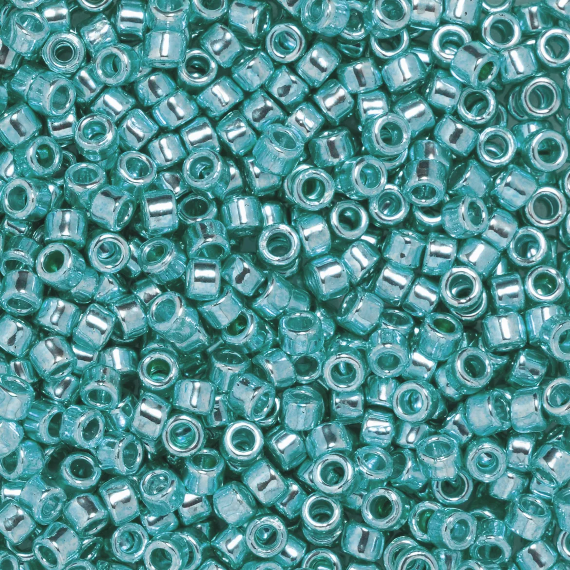 TOHO-perler 11/0 – turkis glans, 132 Opaque lustered turquoise