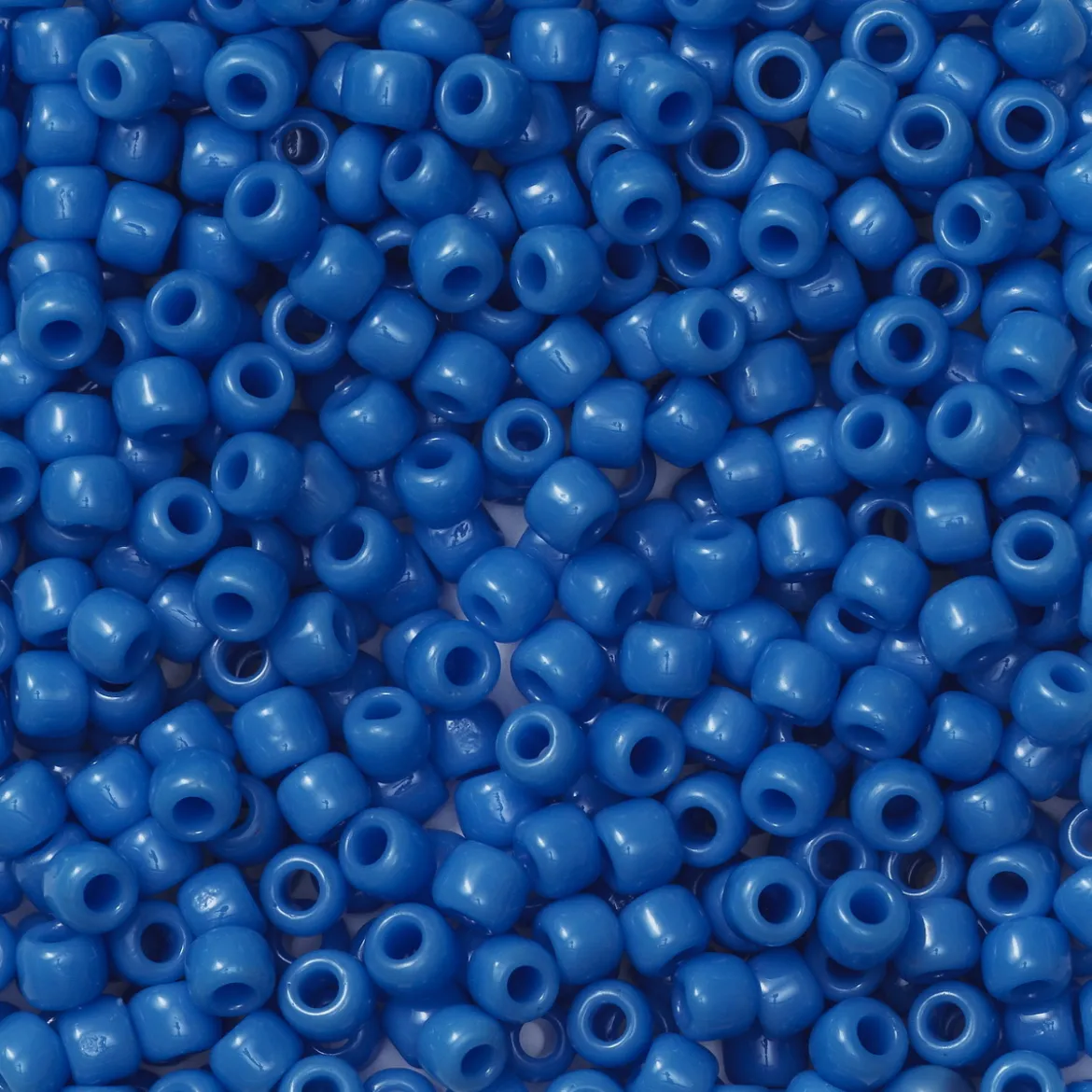 TOHO-perler runde 11/0 – blå, 43D Opaque cornflower