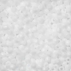 TOHO-perler runde 11/0 – hvit, 41 Opaque white