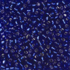 TOHO-perler runde 11/0 – kobolt, 28 Silver lined cobalt