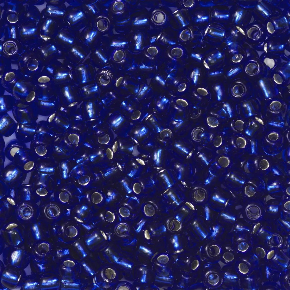 TOHO-perler runde 11/0 – kobolt, 28 Silver lined cobalt