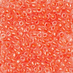 TOHO-perler runde 11/0 – neonoransje, 803 Luminous neon salmon