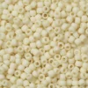 TOHO-perler runde 11/0 – offwhite, 51F Opaque frosted light beige