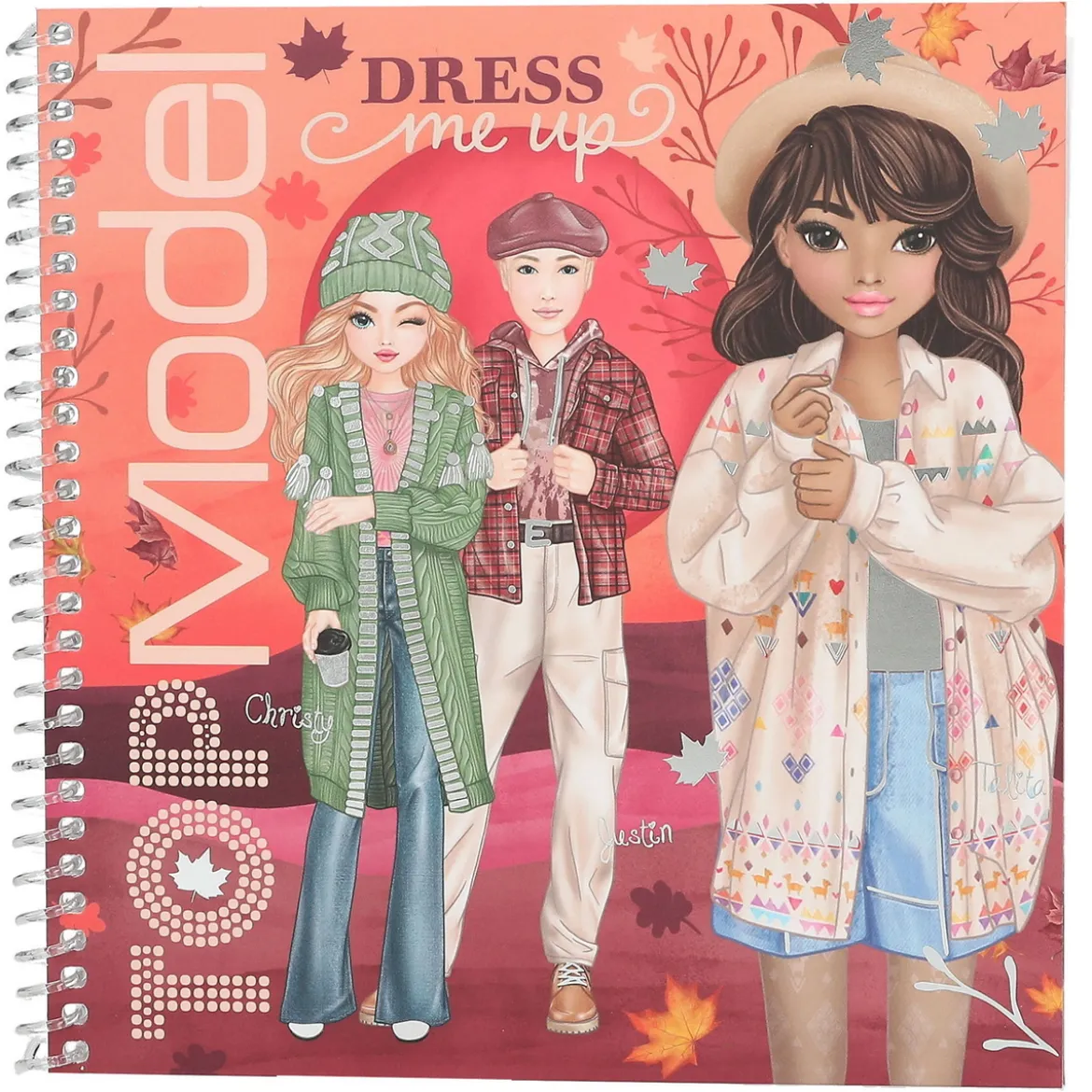 TOPModel Dress Me Up Cozy, aktivitetsbok med vintermodeller, 24 sider