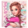 TOPModel Kitty 4-in-1 aktivitetsbok med klistremerker, 20,2×22,2 cm